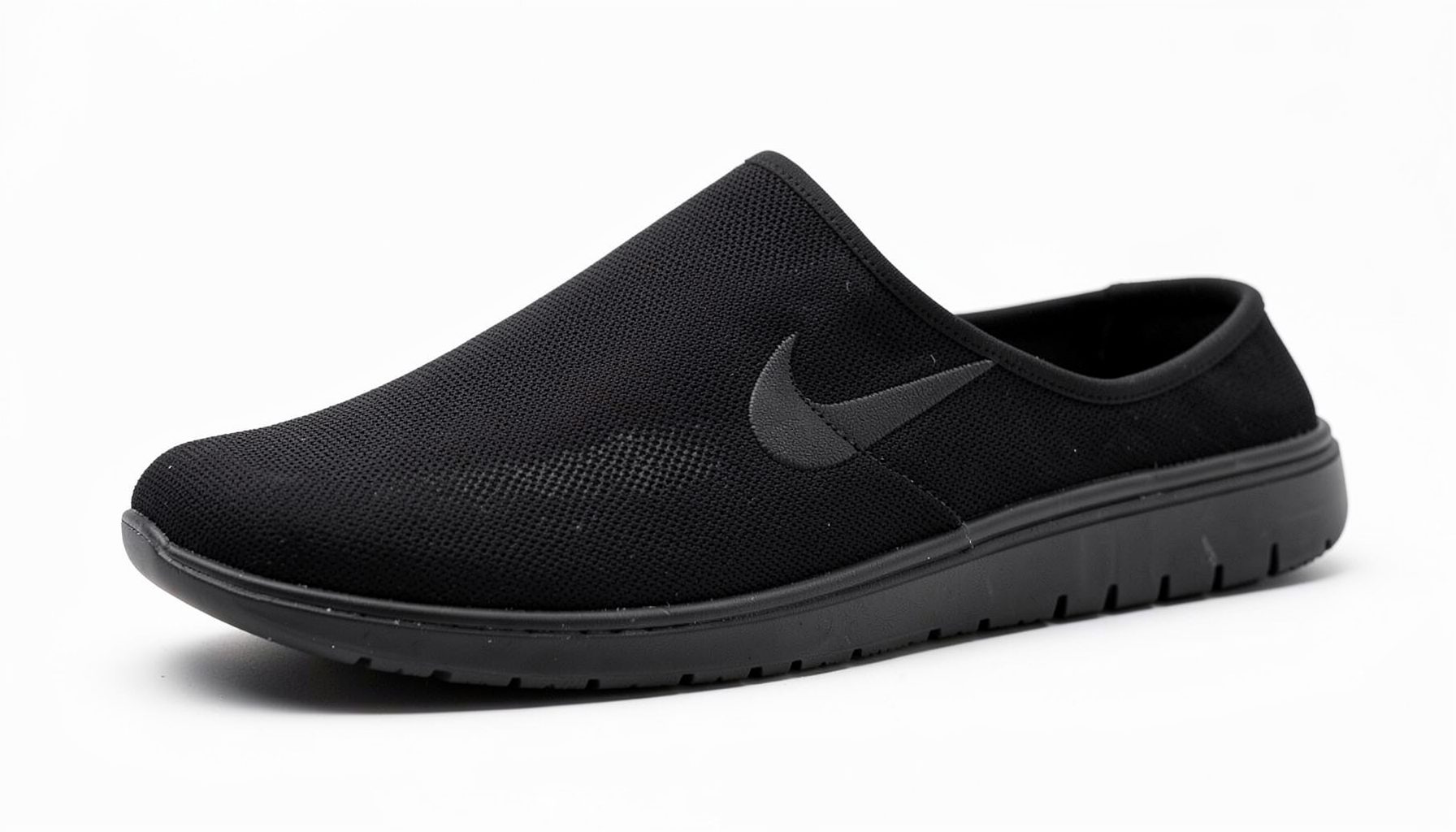 Nike Air Rejuven8 Mule II slip-on in black with breathable upper, casual recovery style